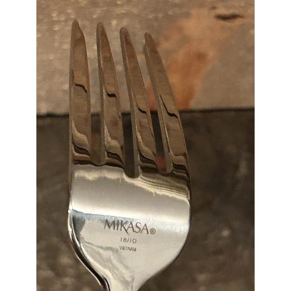 Mikasa‎ HARMONY FROST Set of 4 Salad Forks 7 1/2
